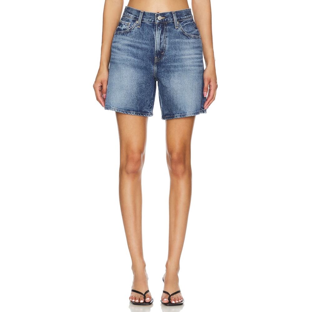 Levi’s High Baggy Short in Worn Memory Blue Denim Shorts - Size 34